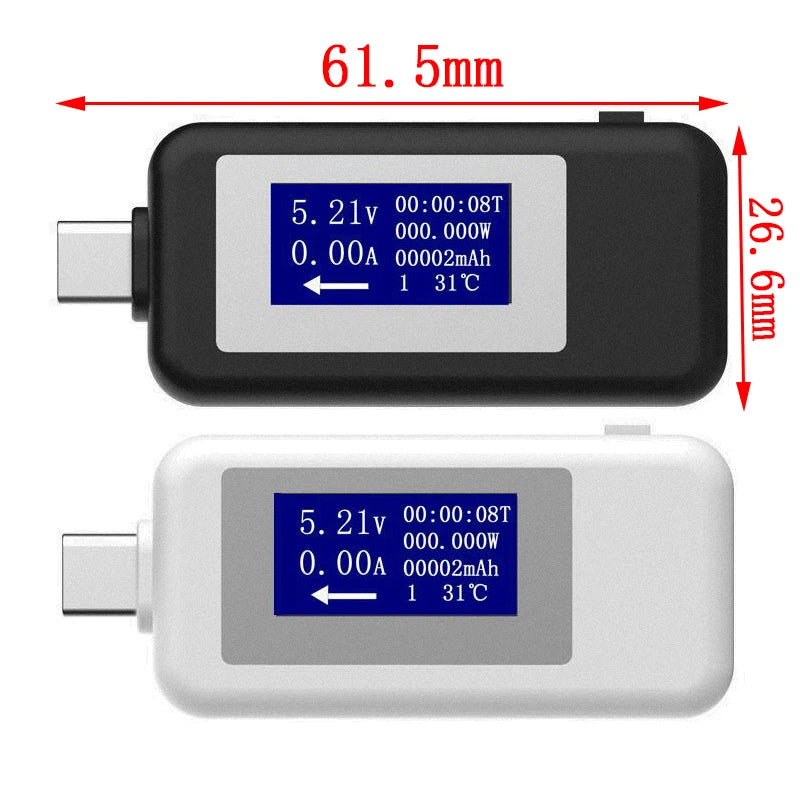 10 in 1 USB Tester DC Digital Voltmeter Amperimetro Current Voltage Meter Amp Volt Ammeter Detector Power Bank Charger Indicator