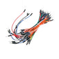 65pcs/Lot New Solderless Flexible Breadboard Jumper wires Cables Bread plate line