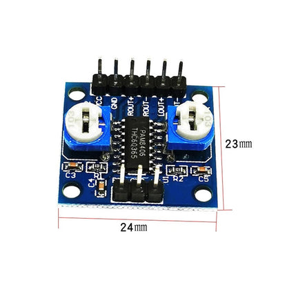 1PCS PAM8406 Digital Amplifier Board With Volume Potentiometer 5Wx2 Stereo