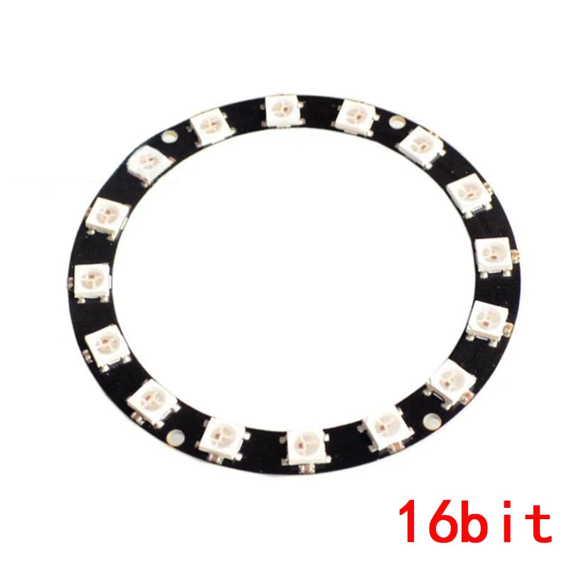 4 8 12 16 channel WS2812 WS2812B WS 2811 5050 RGB LED Lamp Panel Module 5V 1Bit 4Bit 8Bit 12Bit 16Bit 24Bit Rainbow LED Precise
