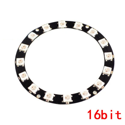 4 8 12 16 channel WS2812 WS2812B WS 2811 5050 RGB LED Lamp Panel Module 5V 1Bit 4Bit 8Bit 12Bit 16Bit 24Bit Rainbow LED Precise