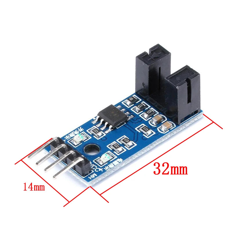Speed Sensor Module Tacho Sensor Slot-type Optocoupler Tacho-generator Counter Module for arduino 51 AVR PIC 3.3V-5V Diy Kit