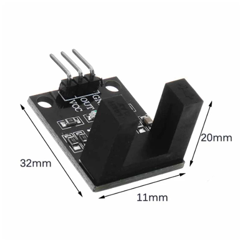 Speed Sensor Module Tacho Sensor Slot-type Optocoupler Tacho-generator Counter Module for arduino 51 AVR PIC 3.3V-5V Diy Kit