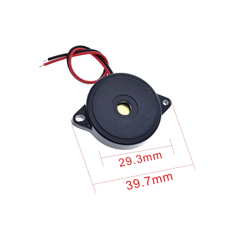 1PCS 30X5.5MM Enclosed Piezo Passive Buzzer Element W/Wires AT3040