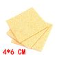 10pcs Replacement Sponges Soldering Iron Cleaner Solder Tip Cleaning Pad Cleaning Sponge Yellow