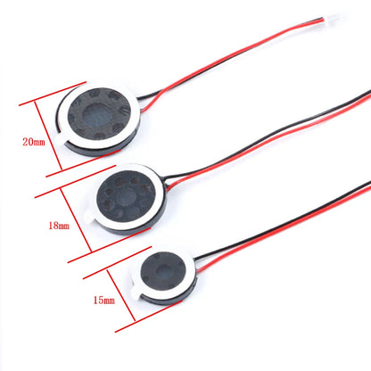 Round 8 Ohm 1W Speaker 8ohm 15MM/18MM/20MM Loud Speakers Mobile Phone Small Loudspeaker Audio
