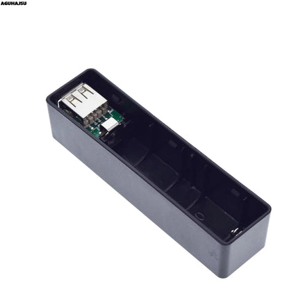 USB Power Bank Case Kit 18650 Battery Charger DIY Box Shell Kit  Black For Arduino molewei
