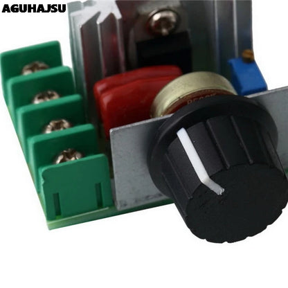 1pcs AC 220 V 2000 W SCR Voltage Regulator Dimming Dimmers Speed Thermostat Controller