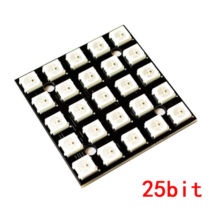 4 8 12 16 channel WS2812 WS2812B WS 2811 5050 RGB LED Lamp Panel Module 5V 1Bit 4Bit 8Bit 12Bit 16Bit 24Bit Rainbow LED Precise