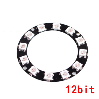 4 8 12 16 channel WS2812 WS2812B WS 2811 5050 RGB LED Lamp Panel Module 5V 1Bit 4Bit 8Bit 12Bit 16Bit 24Bit Rainbow LED Precise