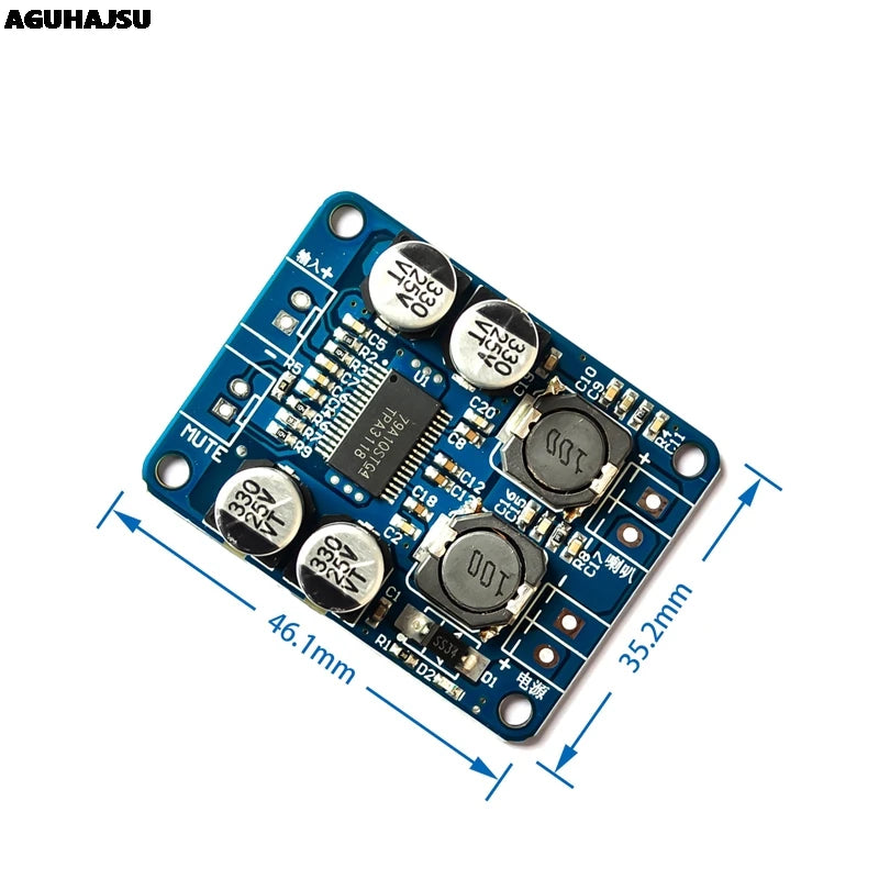 1PCS DC 12V-24V TPA3118 60W Mono Digital Audio Power Amplifier Board Amp Module