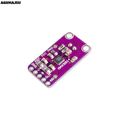 MAX9814 Microphone AGC Amplifier Board Module Auto Gain Control for Arduino Programmable Attack and Release Ratio Low THD