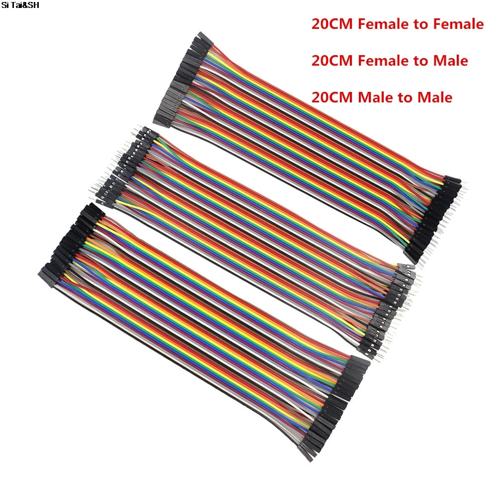 Dupont Line 10cm/20CM/30CM Male to Male+Female to Male + Female to Female Jumper Wire Dupont Cable for arduino DIY KIT
