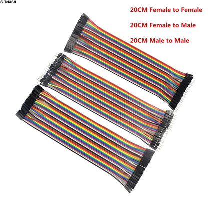 Dupont Line 10cm/20CM/30CM Male to Male+Female to Male + Female to Female Jumper Wire Dupont Cable for arduino DIY KIT