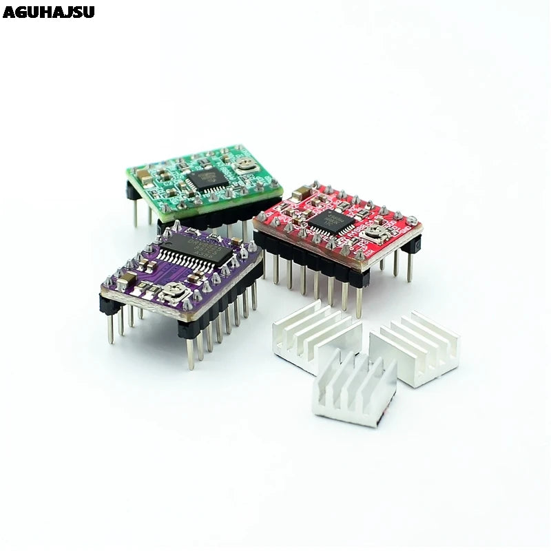 3D Printer Parts Stepstick A4988 DRV8825 Stepper Motor Driver Module With Heatsink Reprap Ramps 1.4/1.5/1.6 Control Board MKS