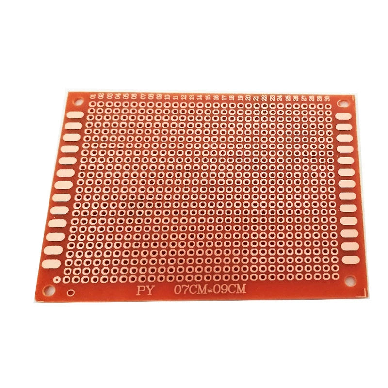 10pcs 7x9 7*9cm Single Side Prototype PCB Breadboard Universal Board Experimental Bakelite Copper Plate Circuirt Board Yellow
