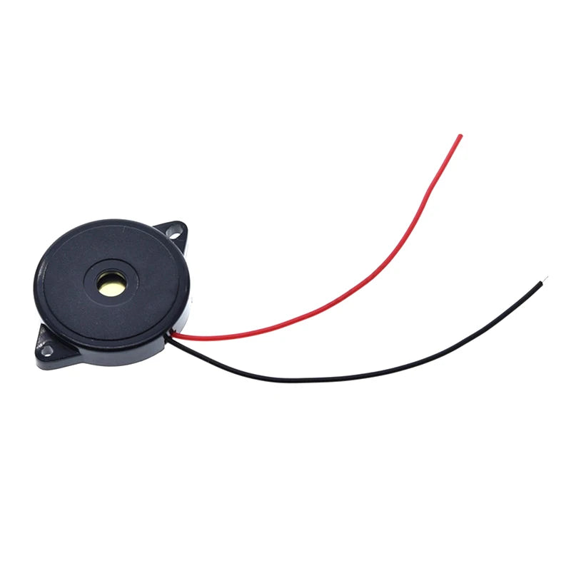 1PCS 30X5.5MM Enclosed Piezo Passive Buzzer Element W/Wires AT3040