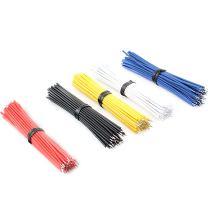 100PCS 20CM Color Flexible Two Ends Tin-plated Breadboard Jumper Cable Wires