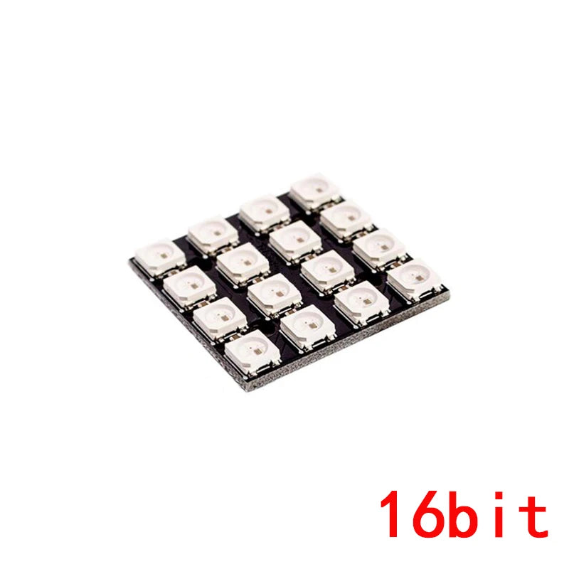 4 8 12 16 channel WS2812 WS2812B WS 2811 5050 RGB LED Lamp Panel Module 5V 1Bit 4Bit 8Bit 12Bit 16Bit 24Bit Rainbow LED Precise