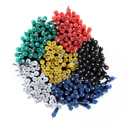 100PCS 20CM Color Flexible Two Ends Tin-plated Breadboard Jumper Cable Wires