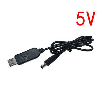 USB power boost line DC 5V to DC 9V / 12V Step UP Module USB Converter Adapter Cable 2.1x5.5mm Plug