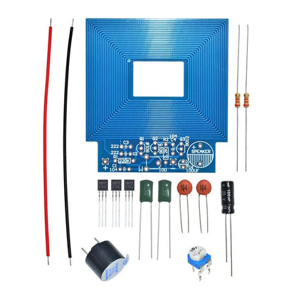 Metal Detector Scanner Unassembled Kit DC 3V-5V Suite Metal Sensor Board Module Electronic DIY Kits PCB Board Buzzer Capacitor