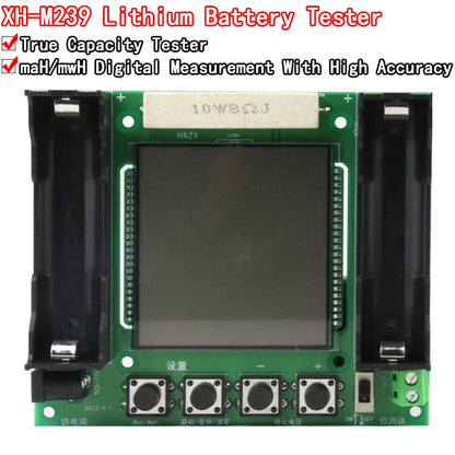XH-M239 Lithium Battery 18650 True Capacity Tester Module MaH/mwH Digital Measurement High Precision Monitor DC 5V-12V