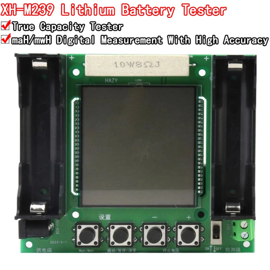 XH-M239 Lithium Battery 18650 True Capacity Tester Module MaH/mwH Digital Measurement High Precision Monitor DC 5V-12V