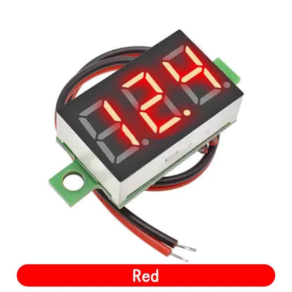 DC 4.7-32V 3 Digit Display Voltmeter Red/Blue/Gree/White 0.36 Inch Mini LED Digital Panel Volt Voltmeter Voltage Meter Tester