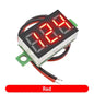 DC 4.7-32V 3 Digit Display Voltmeter Red/Blue/Gree/White 0.36 Inch Mini LED Digital Panel Volt Voltmeter Voltage Meter Tester