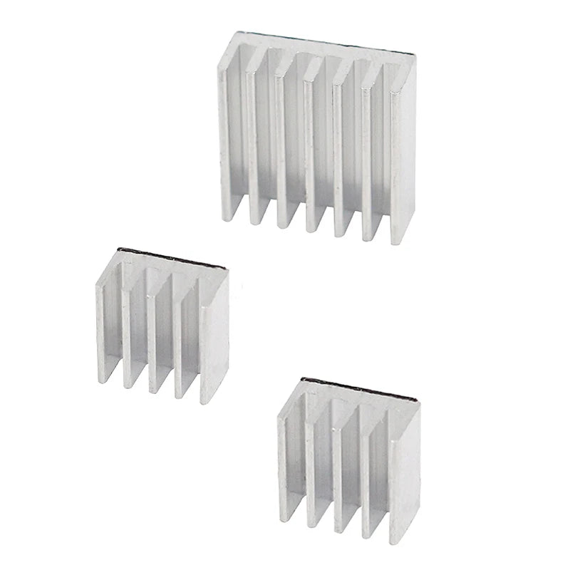 3PCS Adhesive Raspberry Pi Heatsink Cooler Pure Aluminum Heat Sink Set Kit Radiator For Cooling Raspberry Pi 2 B