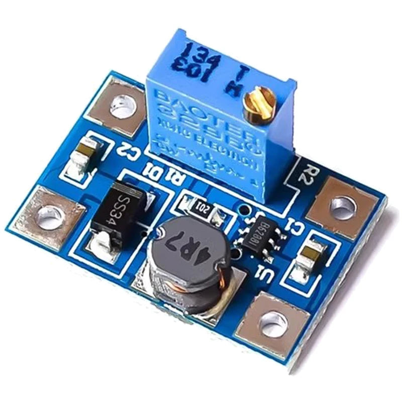 5PCS 2-24V to 2-28V 2A DC-DC SX1308 Step-UP Adjustable Power Module Step Up Boost Converter for DIY Kit