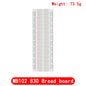 3.3V/5V MB102 Breadboard power module+MB-102 830 points Prototype Bread board for arduino kit +65 jumper wires wholesale