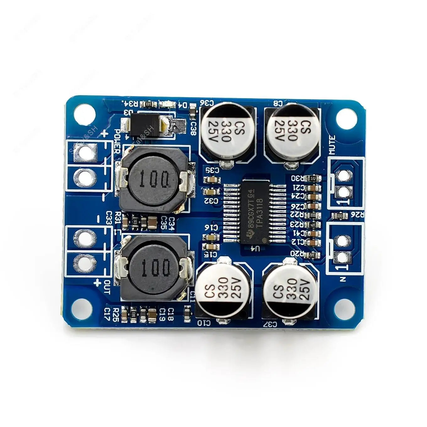 TPA3118 PBTL mono digital amplifier board 10W 30W 60W 12V 24V POWER AMP