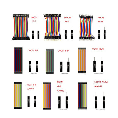 40PIN 10CM 20CM 30CM 40CM Dupont Line Male to Male Female to Male Female to Female Jumper Dupont Wire Cable for arduino DIY KIT