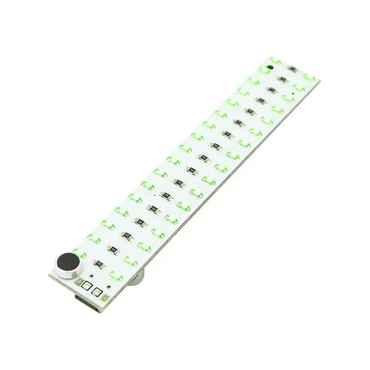 New 2*17 LED USB Mini Voice Control Audio USB Music Spectrum Light Flash Volume Level Indicator LED for MP3 Amplifier
