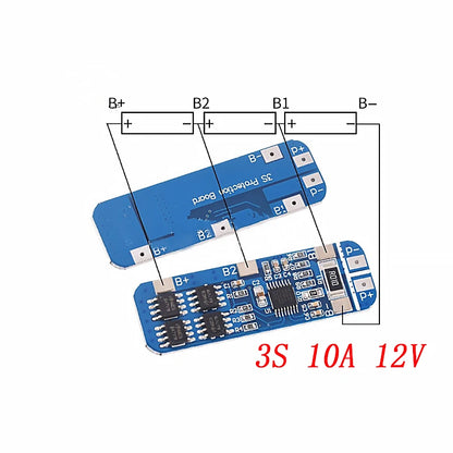 1S 2S 3S 4S 3A 20A 30A Li-ion Lithium Battery 18650 Charger PCB BMS Protection Board For Drill Motor Lipo Cell Module