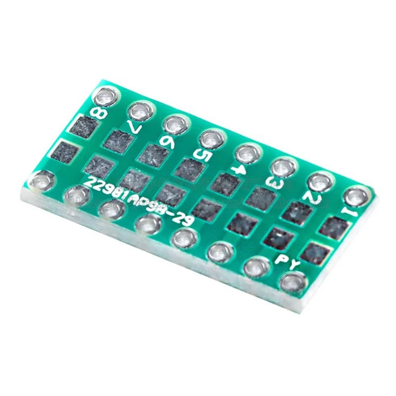 10pcs SMT DIP Adapter Converter 0805 0603 0402 Capacitor Resistor LED Pinboard FR4 PCB Board 2.54mm Pitch SMD SMT Turn To DIP