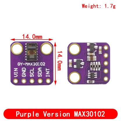 MAX30102 MAX30100 Heart rate Sensor Module Puls detection Blood oxygen concentration test For Arduino Ultra-Low Power