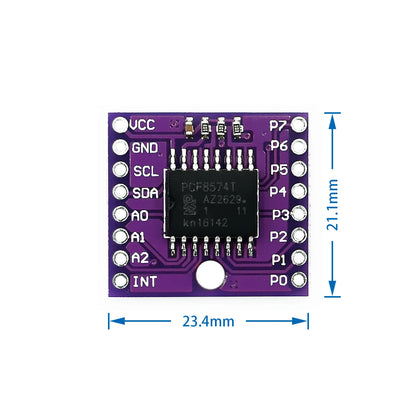 1PCS PCF8574T I/O I2C Port Interface Support Cascading Extended Module
