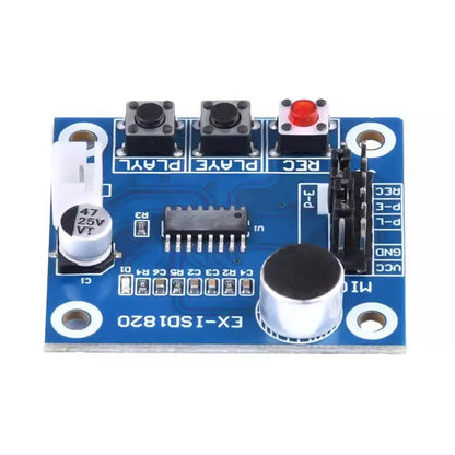 Modulo di registrazione ISD1820 modulo vocale scheda vocale scheda modulo telefono con microfoni + altoparlante