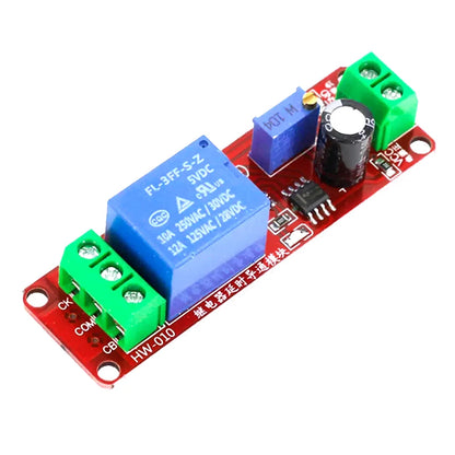 DC 5V 12V Time Delay Relay NE555 Time Relay Shield Timing Relay Timer Control Switch Car Relays Pulse Generation Duty Cycle