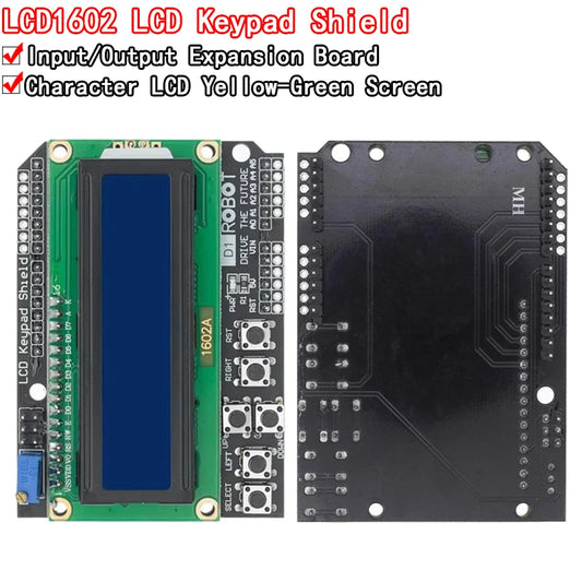 1PCS LCD Keypad Shield LCD1602 LCD 1602 Module Display For Arduino ATMEGA328 ATMEGA2560 raspberry pi UNO blue screen