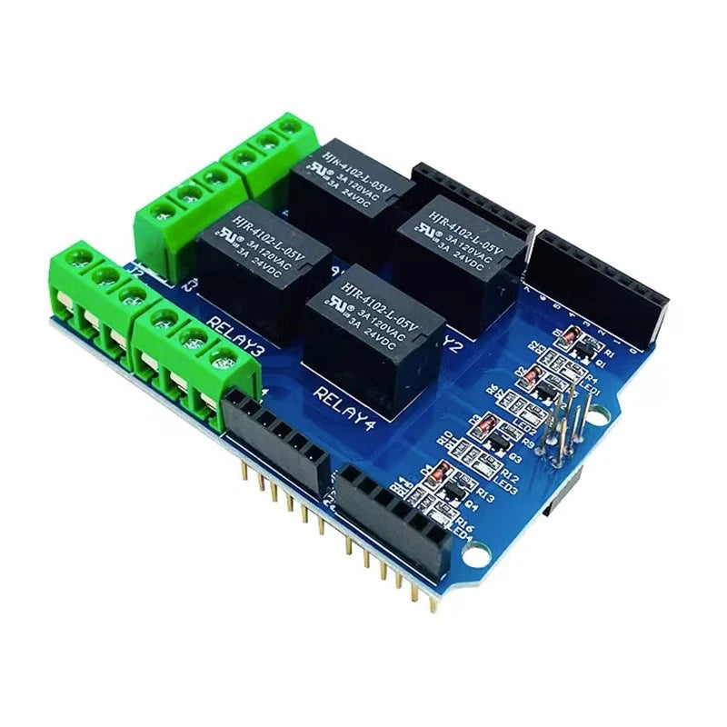 5V 4 Channel Relay Shield Module for Arduino UNO R3 Mega2560 Electronic 4 Way Four Channel Relay Control Expansion Board