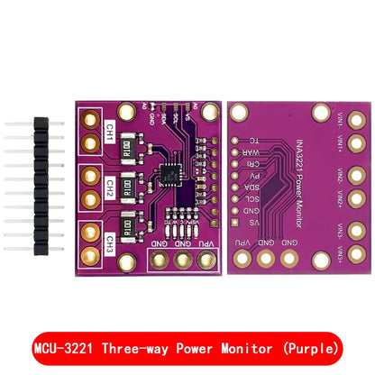 INA3221 Triple-Channel Module, High-Side Measurement, Shunt and Bus Voltage Monitor with I 2C- and SMBUS-Compatible Interface