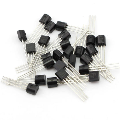 BC337 BC327 2N2222 2N2907 2N3904 2N3906 S8050 S8550 A1015 C1815 10Values*20pcs=200/set Transistors Box Pack Transistor kit TO-92