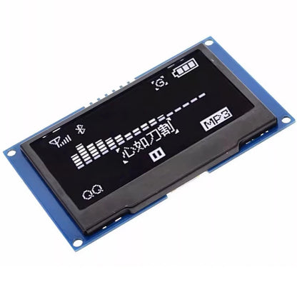 2.42 inch OLED Display Module 128x64 LCD HD Screen Module SSD1309 7 Pin SPI/IIC I2C Serial Interface for Arduino UNO R3