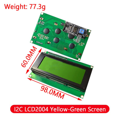 LCD Module Blue Green Screen For Arduino 0802 1602 2004 12864 LCD Character UNO R3 Mega2560 Display PCF8574T IIC I2C Interface