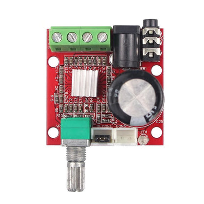 12V Mini Hi-Fi PAM8610 Audio Stereo Amplifier Board 2X10W Dual Channel D Class