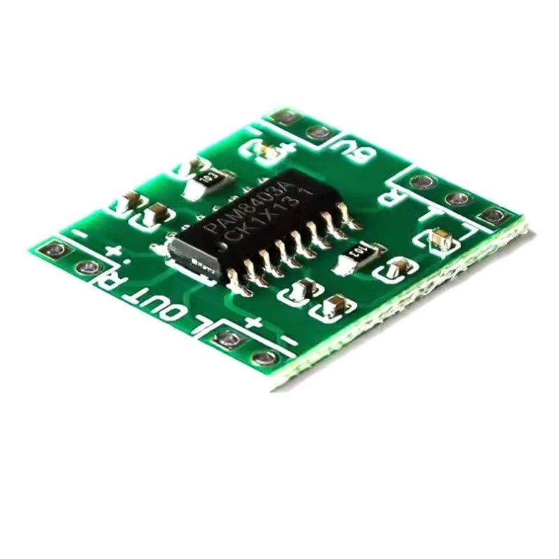 5PCS PAM8403 Super mini digital amplifier board 2 * 3W Class D digital amplifier board efficient 2.5 to 5V USB power supply